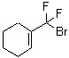 结构式 CAS# 117711-60-1, 1-[溴(二氟)甲基]环己烯