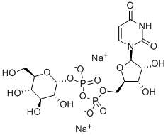 CAS#: 117756-22-6， Uridine 5'-(Trihydrogendiphosphate) P'-beta-D-Glucopyranosylester Sodium Salt