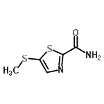 CAS#: 117887-04-4， 5-(Methylsulfanyl)-1,3-Thiazole-2-Carboxamide