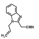 CAS 登录号：118178-51-1， (1-烯丙基-1H-苯并咪唑-2-基)乙腈