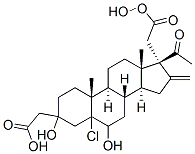 CAS 登录号：118201-17-5， 5alpha-氯-16-亚甲基-3beta,6beta,17alpha-三羟基孕甾烷-20-酮-3,17-二乙酸酯