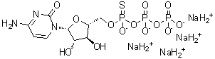 CAS#: 118374-59-7， Cytidine-5'-O-(1-Thiotriphosphate), Rp-Isomer Sodium Salt