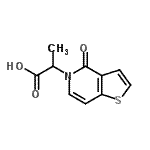 CAS 登录号：118376-65-1， 2-(4-氧代噻吩并[3,2-c]吡啶-5(4H)-基)丙酸