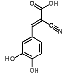 CAS#: 118409-56-6， (2E)-2-Cyano-3-(3,4-Dihydroxyphenyl)Acrylic Acid