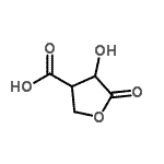CAS#: 118489-44-4， 4-Hydroxy-5-Oxotetrahydro-3-Furancarboxylic Acid