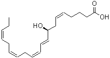 CAS 登录号：118492-81-2， (5Z,8S,9E,11Z,14Z,17Z)-8-羟基-5,9,11,14,17-二十碳五烯酸