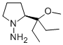 CAS 登录号：118535-62-9， [(2S)-2-(3-甲氧基戊烷-3-基)吡咯烷-1-鎓-1-基]铵