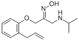 CAS 登录号：118552-63-9， (NZ)-N-[1-(丙-2-基氨基)-3-(2-丙-2-烯基苯氧基)丙-2-亚基]羟胺