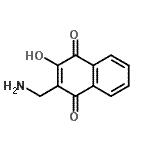 CAS#: 118694-54-5， 2-(Aminomethyl)-3-Hydroxy-1,4-Naphthoquinone