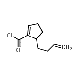 CAS#: 118717-66-1， 5-(3-Buten-1-Yl)-1-Cyclopentene-1-Carbonyl Chloride