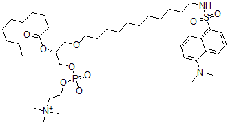 CAS#: 118790-13-9， 1-O-(N-Dansyl-11-Amino-1-Undecyl)-2-O-Decanoylphosphatidylcholine