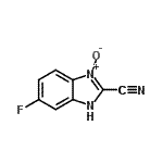 CAS 登录号：118807-64-0， 6-氟-1H-苯并咪唑-2-甲腈3-氧化物