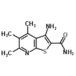 CAS#: 119003-37-1， 3-Amino-4,5,6-Trimethylthieno[2,3-b]Pyridine-2-Carboxamide