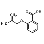 CAS#: 119171-39-0， 2-[(2-Methyl-2-Propen-1-Yl)Oxy]Benzoic Acid