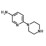CAS 登录号：119285-06-2， 6-(1-哌嗪基)-3-吡啶胺