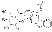 CAS 登录号：119329-01-0， 17-Acetylrauglucine