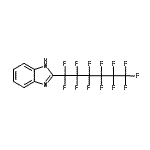 CAS 登录号：119403-54-2， 2-(十三氟己基)-1H-苯并咪唑