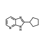 CAS 登录号：119628-83-0， 2-环戊基-3H-咪唑并[4,5-b]吡啶