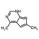 CAS#: 119707-35-6， 4,6-Dimethyl-1H-Pyrrolo[2,3-d]Pyrimidine