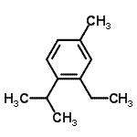 CAS 登录号：1198-90-9， 2-乙基-1-异丙基-4-甲基苯