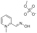 CAS 登录号：1200-55-1， [(E)-(1-甲基吡啶-2-亚基)甲基]-氧铵硫酸甲酯盐