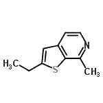 CAS 登录号：120010-04-0， 2-乙基-7-甲基噻吩并[2,3-c]吡啶