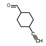 CAS 登录号：120077-74-9， 4-乙炔基环己烷甲醛