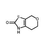 CAS 登录号：120267-04-1， 1,4,6,7-四氢-2H-吡喃并[4,3-d][1,3]噻唑-2-酮