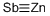 structure of CAS# 12039-35-9, Zinc antimonide;Antimony, Compd. With Zinc (1:1);Antimony, Compound With Zinc (1:1)