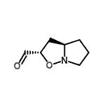 CAS 登录号：120529-80-8， (2S,3aR)-六氢吡咯并[1,2-b][1,2]恶唑-2-甲醛
