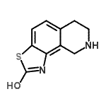 CAS 登录号：120546-71-6， 6,7,8,9-四氢[1,3]噻唑并[5,4-h]异喹啉-2-醇