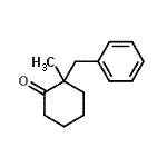 CAS 登录号：1206-21-9， 2-苄基-2-甲基环己酮