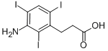 CAS#: 1206-91-3， 3-(3-Amino-2,4,6-Triiodophenyl)Propanoic Acid