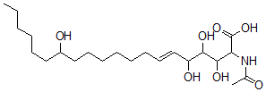 CAS#: 121025-47-6， (E)-2-Acetamido-3,4,5,14-Tetrahydroxyicos-6-Enoic Acid