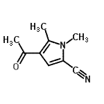 CAS#: 121191-16-0， 4-Acetyl-1,5-Dimethyl-1H-Pyrrole-2-Carbonitrile