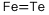structure of CAS# 12125-63-2, Iron Telluride;Telluroxoiron;Iron Telluride (Fete)