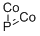 结构式 CAS# 12134-02-0, 磷化钴