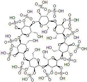 CAS#: 121369-51-5， beta-Cyclodextrin Tetradecasulfate