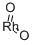 结构式 CAS# 12137-27-8, 氧化铑(IV)