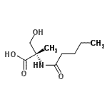 CAS 登录号：121428-31-7， 2-甲基-N-戊酰-L-丝氨酸