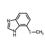 CAS 登录号：121537-60-8， 4-(甲硫基)-1H-苯并咪唑