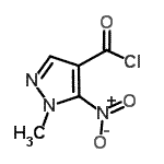 CAS#: 121568-18-1， 1-Methyl-5-Nitro-1H-Pyrazole-4-Carbonyl Chloride