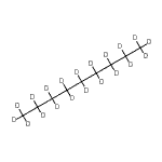 结构式 CAS# 121578-11-8, (<sup>2</sup>H<sub>20</sub>)壬烷