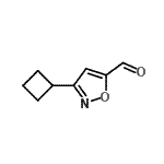 CAS 登录号：121604-60-2， 3-环丁基-1,2-恶唑-5-甲醛