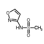 CAS 登录号：121680-52-2， N-(1,2-恶唑-3-基)甲烷磺酰胺