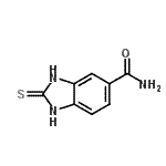 CAS 登录号：121690-16-2， 2-硫代-2,3-二氢-1H-苯并咪唑-5-甲酰胺
