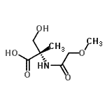 CAS 登录号：121704-29-8， N-(甲氧基乙酰基)-2-甲基-L-丝氨酸
