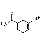 CAS 登录号：122131-86-6， 5-乙酰基-1-环己烯-1-甲腈
