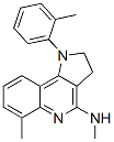 CAS#: 122456-37-5， 1-(2-Methylphenyl)-4-Methylamino-6-Methyl-2,3-Dihydropyrrolo(3,2-c)Quinoline