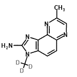 CAS 登录号：122457-31-2， 8-甲基-3-(<sup>2</sup>H<sub>3</sub>)甲基-3H-咪唑并[4,5-f]喹喔啉-2-胺